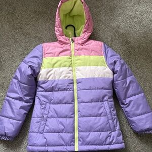 Whales Tail warm winter jacket for girls 10-12 year